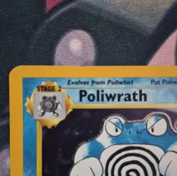 Pokemon TCG Poliwrath 015/130 Base Set 2 Holo Rare 90 HP Stage 2 ENG 1999 - Image 2