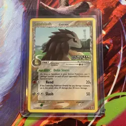Sandslash 27/113 Reverse Holo Pokemon EX Delta Species clean rare OBO - Image 2