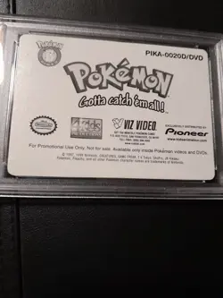2000 POKEMON PIONEER PROMO PSA 9 MINT FINAL BADGE 3D ASH #20 NINTENDO VIZ CARD - Image 5