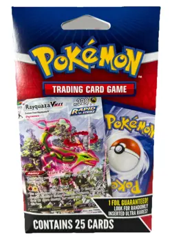 Pokemon TCG Rayquaza 25 Card Pack –1 Foil Card Included Factory Sealed - Image 1
