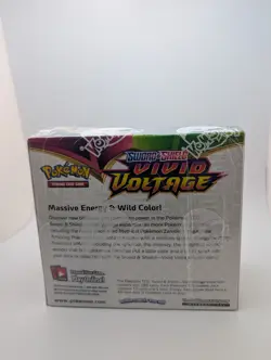 Pokemon TCG: Sword & Shield - Vivid Voltage Booster Box (Minor Shrinkwrap Tear) - Image 3