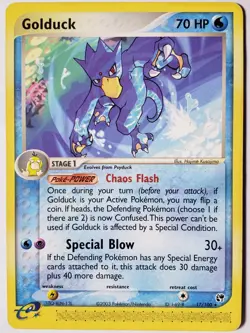 Golduck 17/100 VLP - RARE EX Sandstorm Pokemon Card - $2 Combined Shipping - Image 1