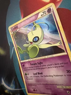 Pokemon TCG Celebi 3/102 - English Triumphant Holo Card MP - Image 3