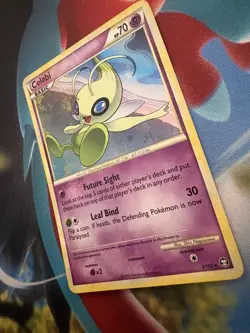 Pokemon TCG Celebi 3/102 - English Triumphant Holo Card MP - Image 4