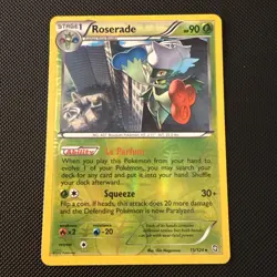 Roserade 15/124 • Dragons Exalted Revers Holo Pokemon TCG #1 - Image 1