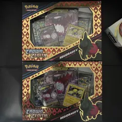 Pokemon TCG: Sword & Shield Crown Zenith Regidrago V Collection Box Sealed x 2 - Image 1