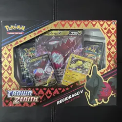 Pokemon TCG: Sword & Shield Crown Zenith Regidrago V Collection Box Sealed x 2 - Image 2