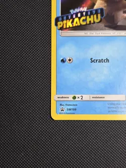 Pokemon Detective Pikachu Stamped Psyduck Holo SM199 Nm - Image 3