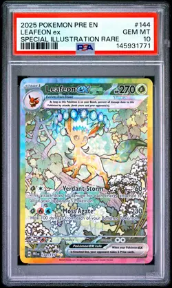 PSA 10 Leafeon EX 144/131 Special Illustration Rare Prismatic Evolutions - Image 1