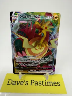 Dracozolt Vmax 059/203 Pokemon Evolving Skies NM P5 - Image 1
