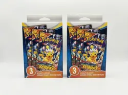 2x Pokemon Scarlet & Violet Surging Sparks Hanger Box 3 Booster Packs New Sealed - Image 1