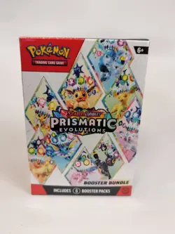 Pokemon TCG Prismatic Evolutions Booster Bundle Box 6 Packs English (Tear) - Image 1