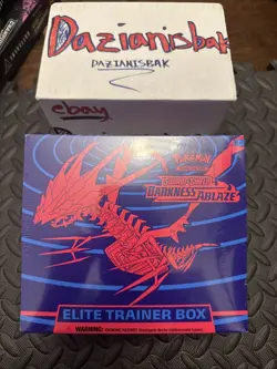 Pokemon TCG Sword & Shield Darkness Ablaze ETB Elite Trainer Box Sealed NO RIPS - Image 1