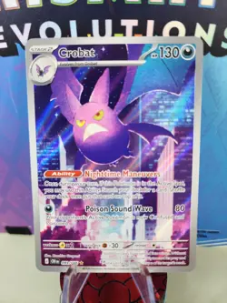 Pokemon TCG Crobat 93/86 Chaos Rising Illustration Rare - Image 1