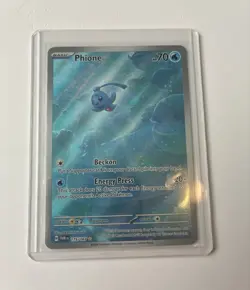 Pokemon Phione 175/167 Illustration Rare IR Twilight Masquerade Holo NM - Image 1