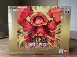 Factory sealed One Piece The Best Booster Box PRB-01 [ENGLISH SEALED] - Image 1