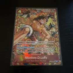 Bandai One Piece Card Game Monkey D. Luffy OP16-015 SR Alt Art Foil EN 6000 - Image 1