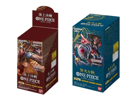 One Piece TCG Box OP02 Paramount War + OP03 Pillars of strength - JAPANESE JAP - Image 1