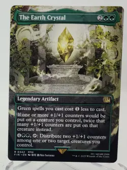 The Earth Crystal - Borderless - Final Fantasy - FIN - 342 - FFIII - MTG - Image 3
