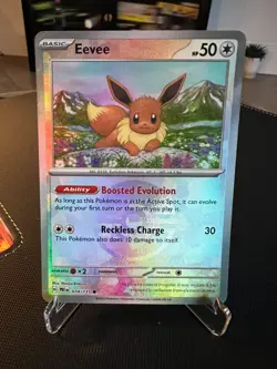 Eevee 074/131 - Pokeball Reverse Holo - Prismatic Evolutions - Pokemon Card NM - Image 1