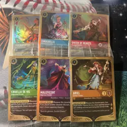 Disney Lorcana Wilds Unknown Traveler Promo Cards Set of 6 Sealed - Image 1