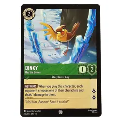 Fox and Hound Dinky Disney Lorcana Trading Card Has the Brains 78/204 NM - Image 1