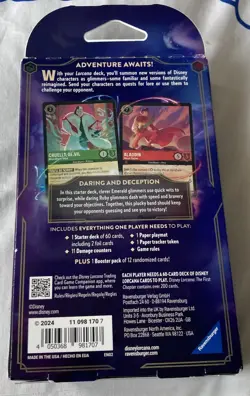 Disney Lorcana The First Chapter TCG Starter Deck Emerald & Ruby New Sealed - Image 2