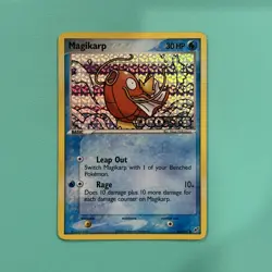 Pokemon TCG Magikarp Card Ex Deoxys Reverse Holo Stamped 64/107 LP - Image 1