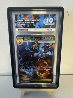 Mega Charizard X EX 110/080 Inferno X SAR JP 2025 ACE 10 "PERFECT SUBGRADES" - Image 1