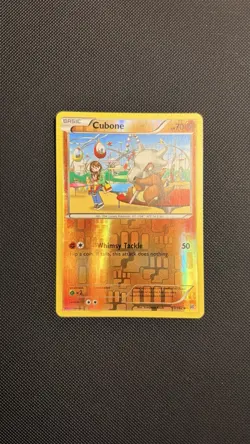 Pokemon TCG Cubone 77/162 BREAKthrough Reverse Holo English 2015 70 HP - Image 1