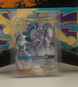 Pokemon TCG Arceus & Dialga & Palkia GX Holo Ultra Rare 280 HP 156/236 EN - Image 1