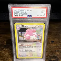 Pokemon TCG Blissey - Holo - Dark Explorers - #82 - PSA 9 - Image 1