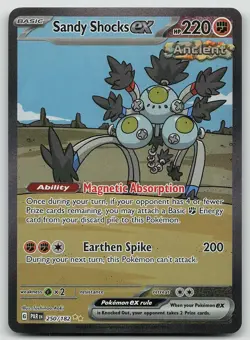 Pokemon Sandy Shocks ex 250/182 Paradox Rift Special Illustration Rare Holo NM - Image 1