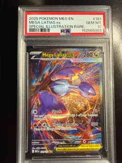 Mega Latias ex 181 Special Illustration Rare-PSA 10 - Image 1