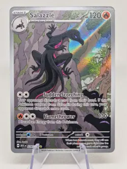 Salazzle Full Art Rare 224/217 IR | Pokemon TCG Ascended Heroes | NM Holo - Image 2