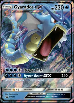 Gyarados GX - (SM Black Star Promo) Holo Promo Jumbo Cards SM212 NM - Image 1