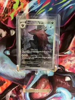 Pokemon TCG Zoroark 143/086 White Flare Illustration Rare Card NM Near Mint - Image 1