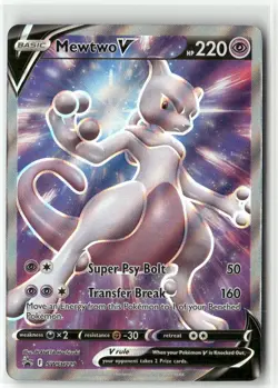 Mewtwo V Holo Promo SWSH: Sword & Shield Promo Cards SWSH229 NM - Image 1