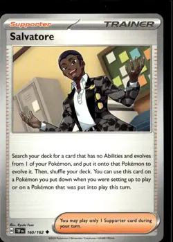 Pokemon Salvatore 160/162 Temporal Forces Non Holo Uncommon 5 Card Lot - Image 1