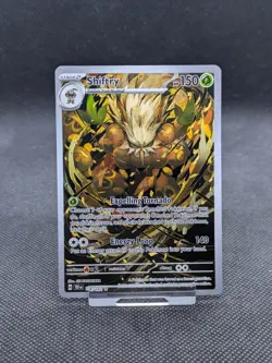 Pokemon Shiftry 163/162 Temporal Forces Illustration Rare Card NM - Image 1