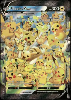 Pikachu V-UNION Holo Promo Jumbo Card NM - Image 1
