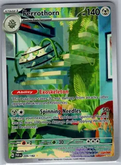 Ferrothorn 209/182 SV04: Paradox Rift - Pokemon Card - NM - Image 1