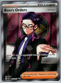 Boss's Orders [Corbeau] - 256/217 ME: Ascended Heroes - Pokemon Card - NM - Image 1