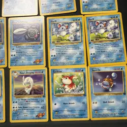 Vintage Pokemon Card Lot 14 Water Type WOTC Base Team Rocket Neo LP/MP Squirtle - Image 3