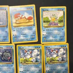 Vintage Pokemon Card Lot 14 Water Type WOTC Base Team Rocket Neo LP/MP Squirtle - Image 4