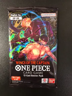 1X Busta One Piece Card Game Wings of Captain OP-06 ENG - SEALED - Image 1