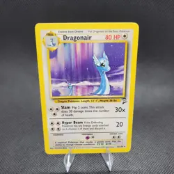 2000 Pokemon TCG Dragonair 22/130 Base Set 2 Non Holo Rare Card Vintage WOTC - Image 1