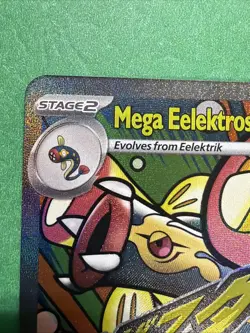 Mega Elektross ex 266/217 Me03: Ascended Heroes Mega Attack Rare Pokemon Card - Image 2