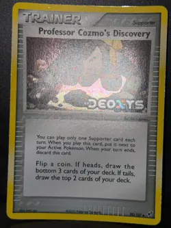 Professor Cozmo's Discovery 90/107 RS Deoxys Reverse Holo Pokemon Card LP - Image 2