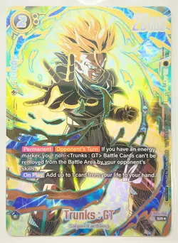 Dragon Ball Super Card Game - FB04-114 SR - Trunks : GT (Top 8 Alt Art) *NM* - Image 1